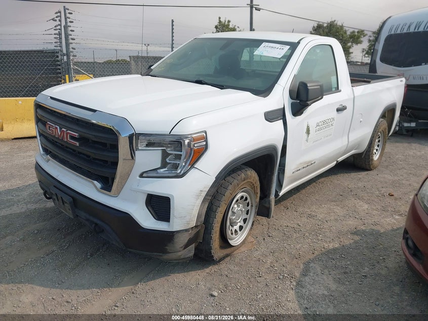 2019 GMC Sierra 1500, Left Front, IAAI, VIN 3GTN9AEH1KG263774 — photo 2