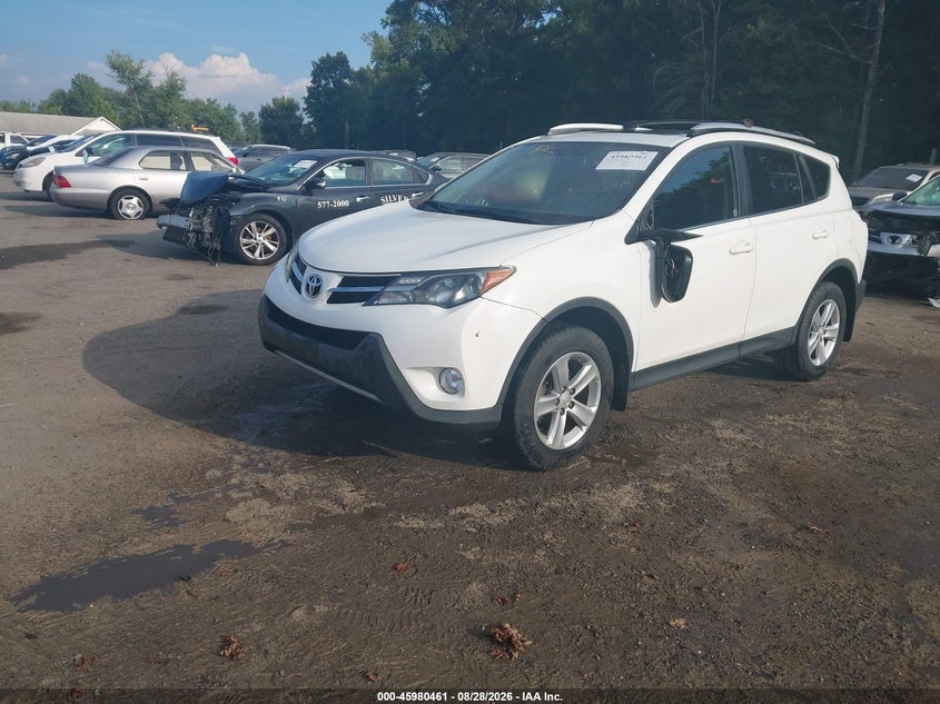 2014 Toyota RAV 4, Rear, IAAI, VIN JTMRFREV3ED071983 — photo 2
