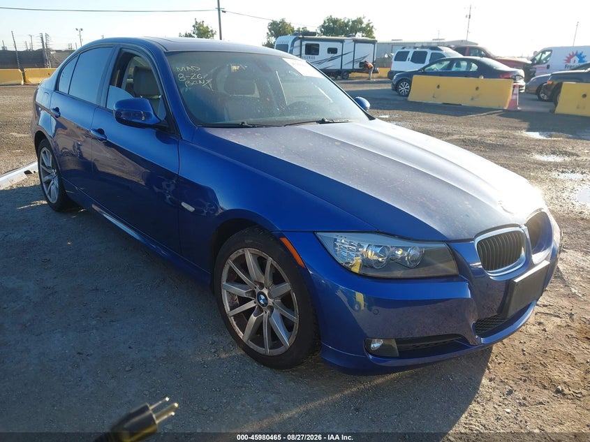 2009 BMW 328I, Левый зад, IAAI, VIN WBAPH77599NM46839