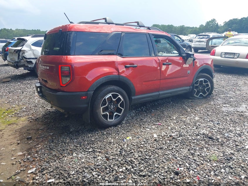 Vin: 3fmcr9b69rre84655, lot: 46479744, ford bronco sport big bend 20244