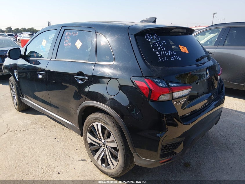 MITSUBISHI OUTLANDER SPORT 2025 VIN JA4ARUAU1SU012506
