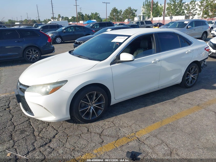 2017 Toyota Camry, Rear, IAAI, VIN 4T1BF1FK0HU298622 — photo 2