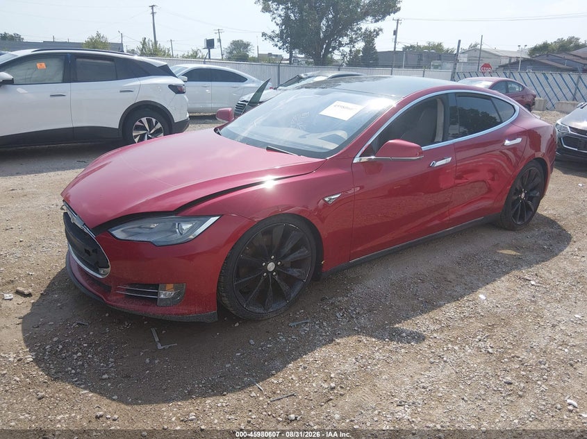 Vin: 5yjsa1dpxdfp20917, lot: 46479847, tesla model s performance 20132
