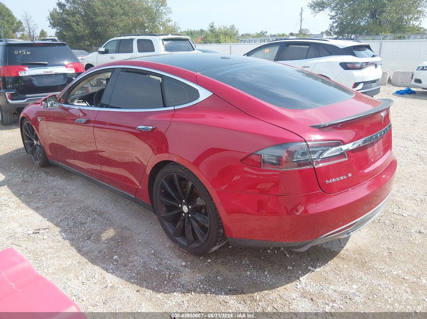 Vin: 5yjsa1dpxdfp20917, lot: 46479847, tesla model s performance 20133