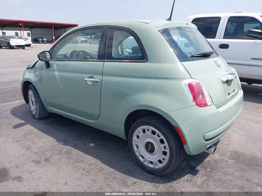 Vin: 3c3cffar0ft756813, lot: 46479850, fiat 500 pop 20153