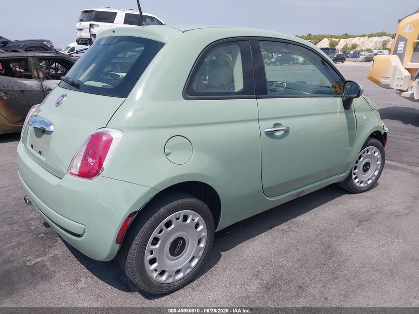 Vin: 3c3cffar0ft756813, lot: 46479850, fiat 500 pop 20154