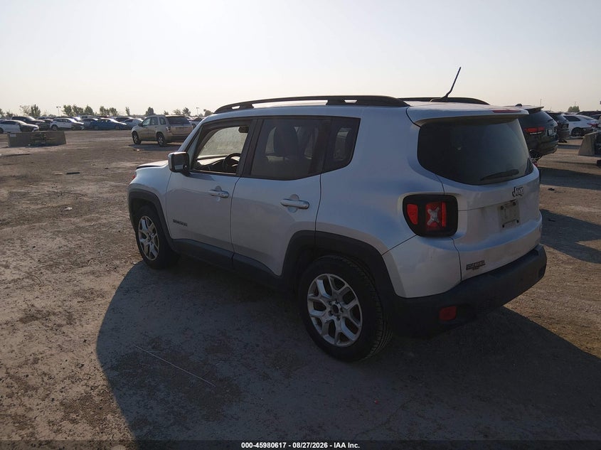 Vin: zaccjabt5gpe34894, lot: 46479857, jeep renegade latitude 20163