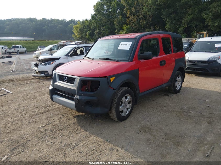 2005 Honda Element, Front End, IAAI, VIN 5J6YH28605L004940 — photo 2