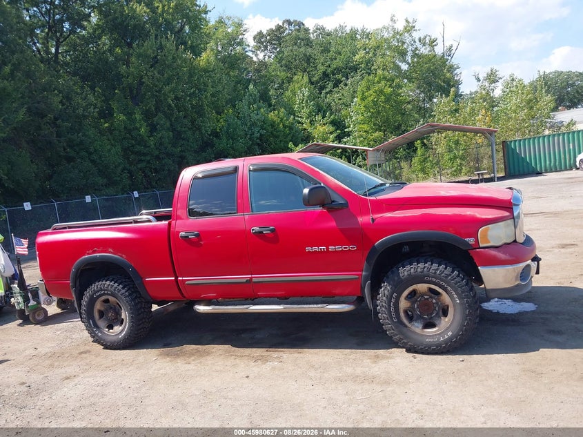 DODGE RAM 2500 2003 VIN 3D7KU28W43G762285