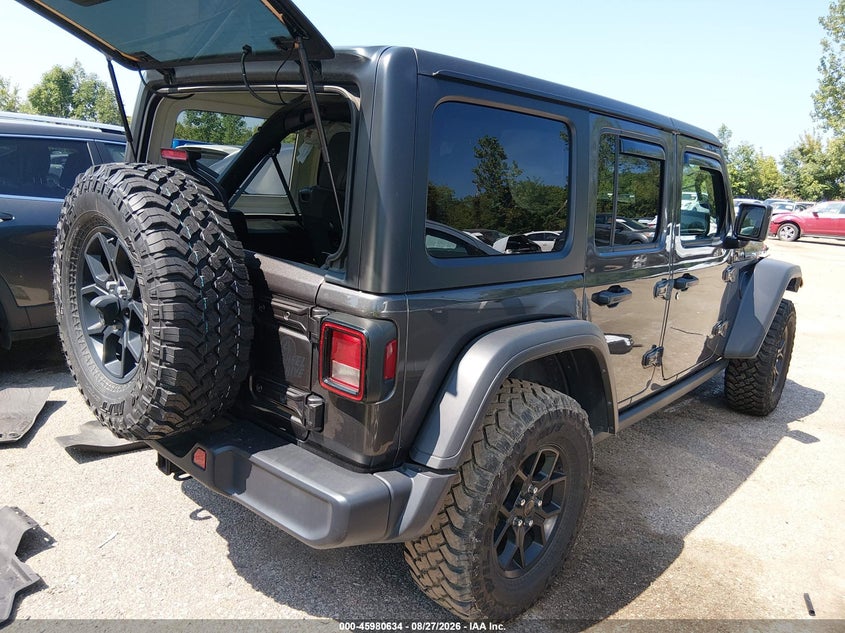 Vin: 1c4pjxdg1rw323219, lot: 46479874, jeep wrangler 4-door willys 4x4 20244