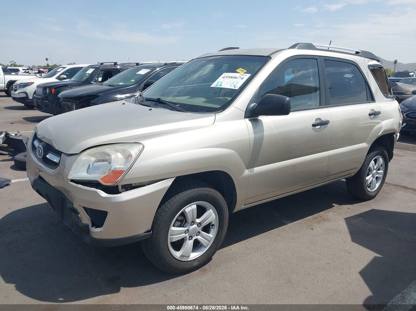 Vin: kndkg3a4xa7668856, lot: 46479914, kia sportage lx 20102