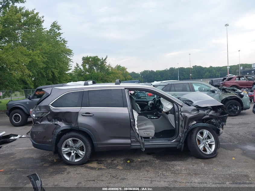 TOYOTA HIGHLANDER 2016 VIN 5TDDKRFH1GS236256