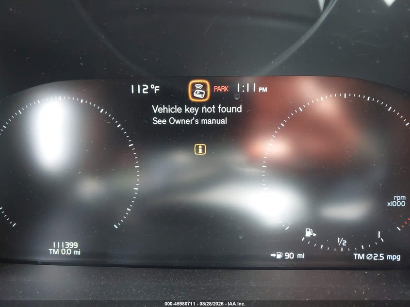 2020 VOLVO V90 CROSS COUNTRY auction photo 7