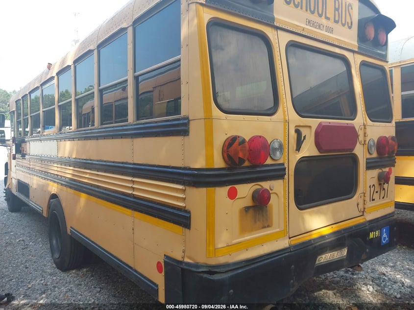 2012 BLUE BIRD SCHOOL BUS / TRANSIT BUS auction photo 3