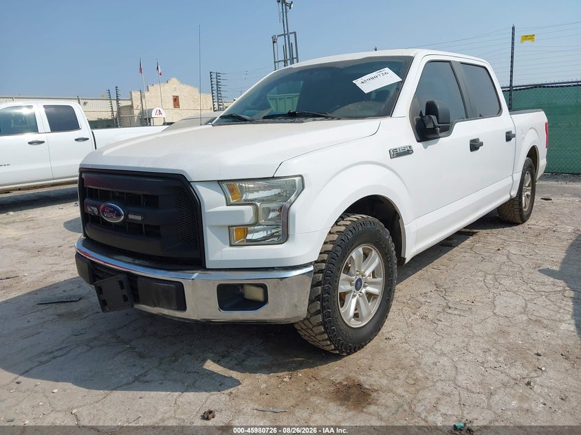 2016 Ford F-150, Hail, IAAI, VIN 1FTEW1C84GKF34404 — photo 2