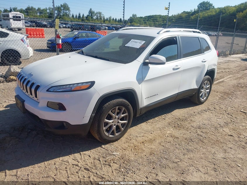 2016 Jeep Cherokee, Left Rear, IAAI, VIN 1C4PJMCB7GW121180 — photo 2