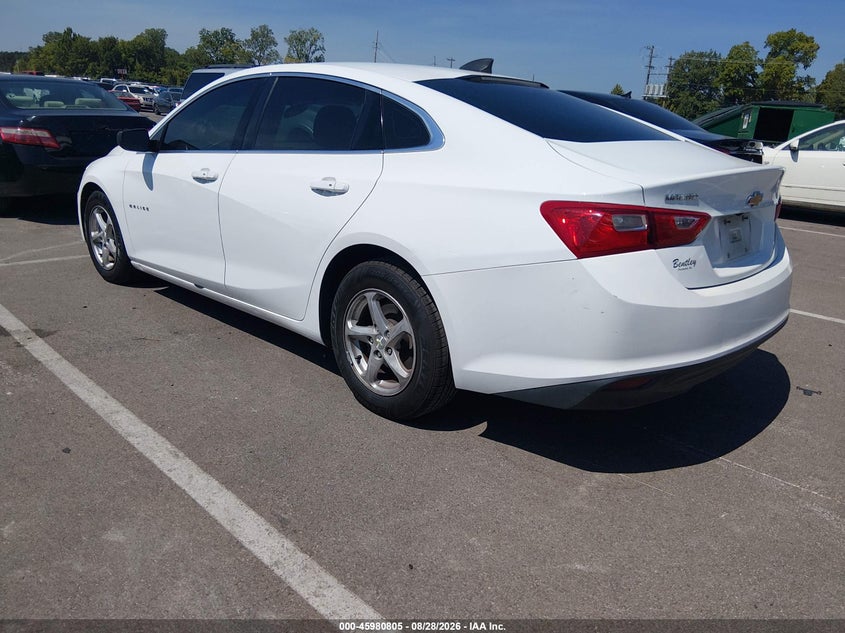 Vin: 1g1zb5st9hf154679, lot: 46480045, chevrolet malibu ls 20173