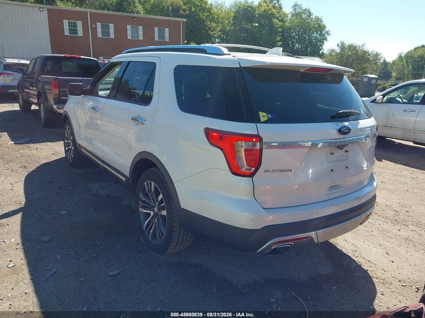 2016 FORD EXPLORER auction photo 3