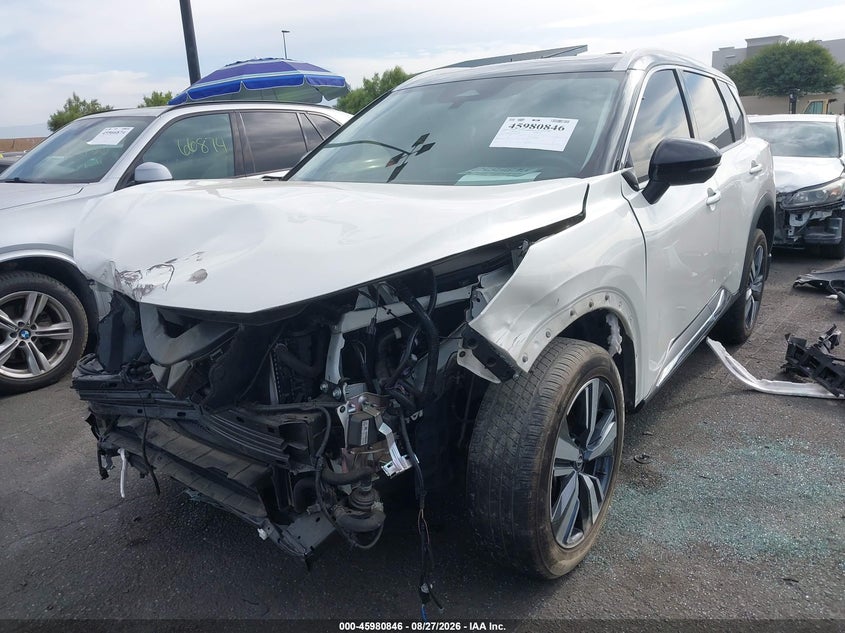 2023 Nissan Rogue, Front End, IAAI, VIN JN8BT3CA2PW412468 — photo 2