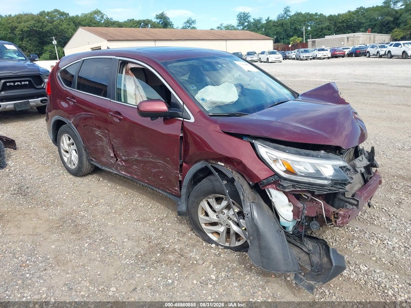 2015 Honda Cr-V Ex, Front, IAAI, VIN 2HKRM4H52FH676531