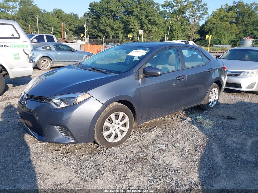 Vin: 5yfburhe7gp380245, lot: 46480113, toyota corolla le 20162