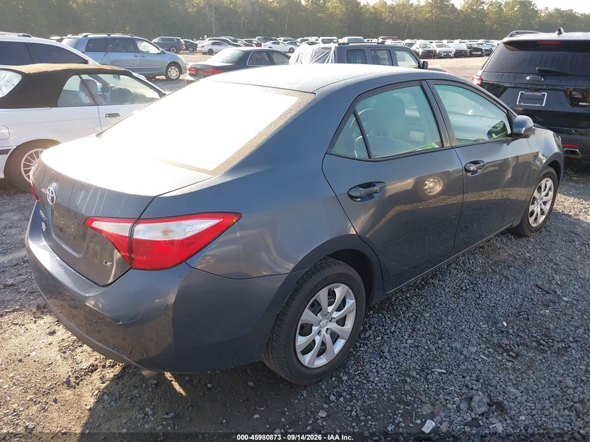 Vin: 5yfburhe7gp380245, lot: 46480113, toyota corolla le 20164