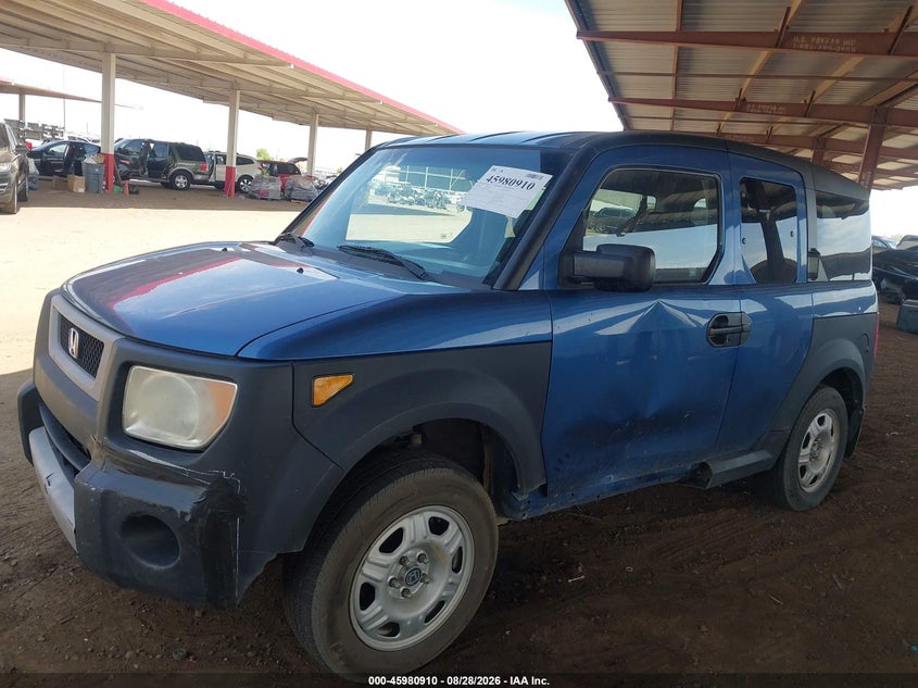 HONDA ELEMENT 2006 VIN 5J6YH28306L016982