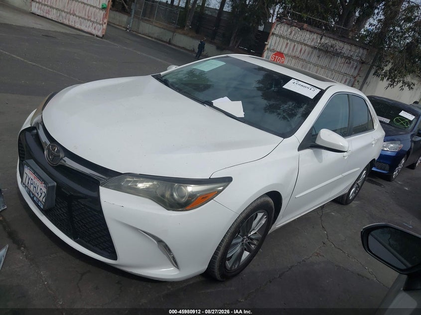 2017 TOYOTA CAMRY SEDAN 2.5L I-4 DOHC, VVT, 178HP