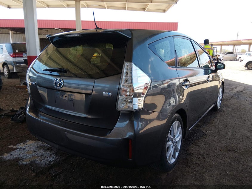 Vin: jtdzn3eu9d3231005, lot: 46480160, toyota prius v three 20134