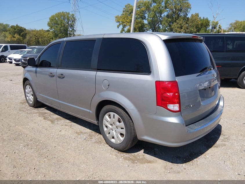 Vin: 2c4rdgbg8kr641646, lot: 46480163, dodge grand caravan se 20193