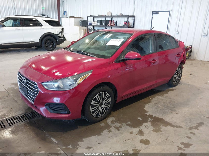 2021 Hyundai Accent, Rear, IAAI, VIN 3KPC24A64ME129549 — photo 2