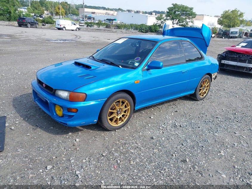 2000 Subaru Impreza, Удар сзади, IAAI, VIN JF1GM6752YG403154 — фото 2