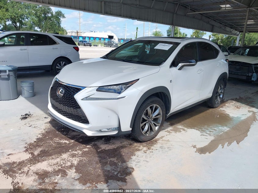 2015 Lexus NX, Механика, IAAI, VIN JTJYARBZ8F2018627 — фото 2