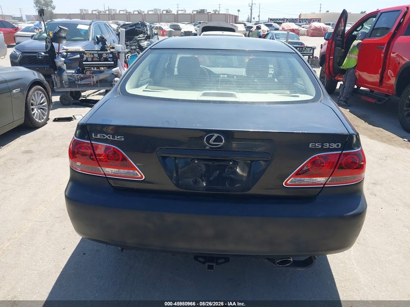 LEXUS ES 330 2005 VIN JTHBA30GX55113502