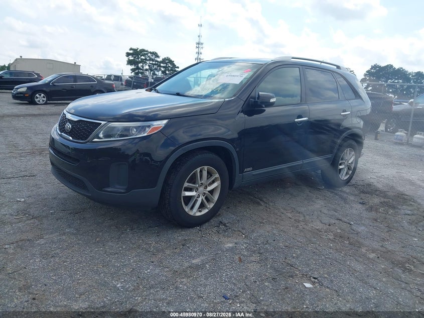 2014 Kia Sorento, Rear, IAAI, VIN 5XYKTDA77EG519793 — photo 2