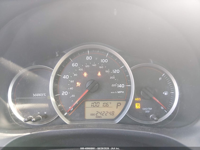 2013 TOYOTA YARIS auction photo 7