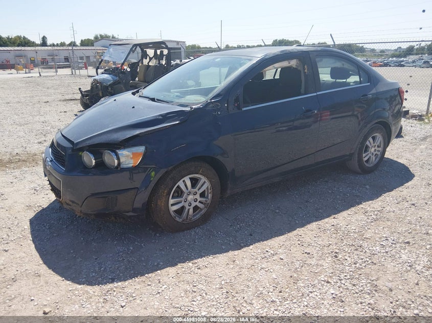 2016 Chevrolet Sonic, Front End, IAAI, VIN 1G1JC5SH2G4183103 — photo 2