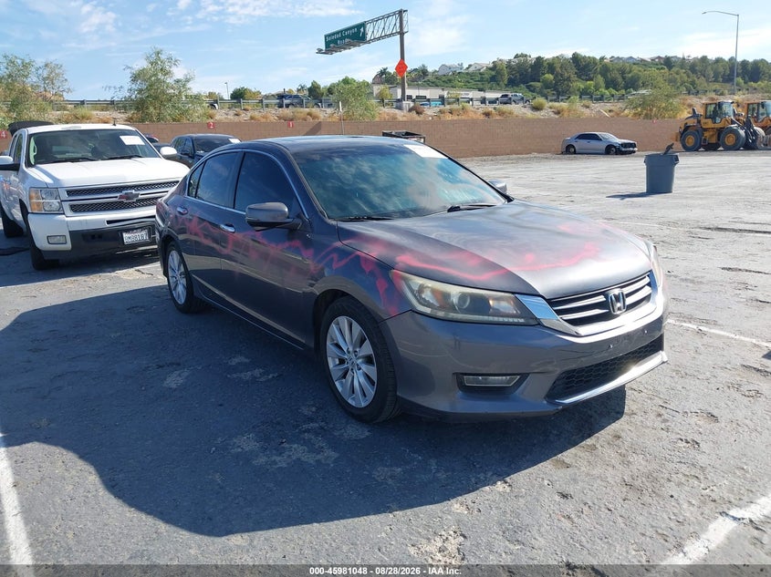 2013 Honda Accord Ex, Вандализм, IAAI, VIN 1HGCR2F78DA186293