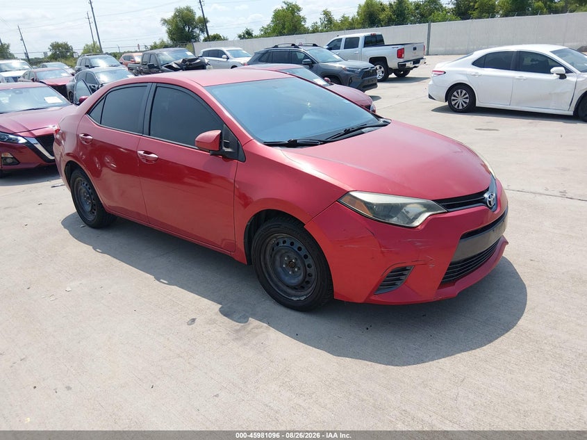 2015 TOYOTA COROLLA auction photo 1