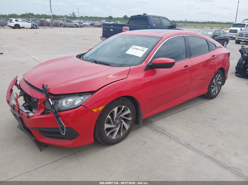 2017 Honda Civic, Front End, IAAI, VIN 2HGFC2F70HH532231 — photo 2