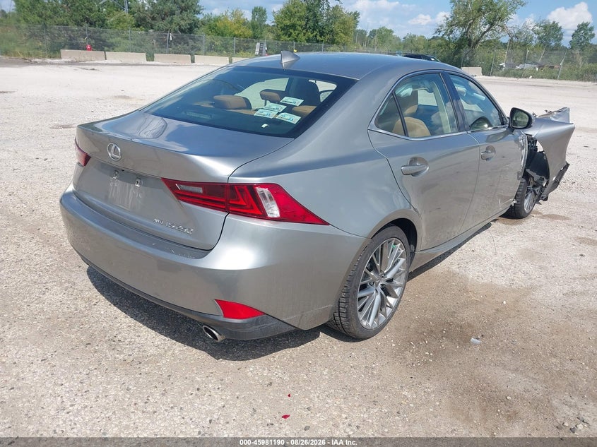 LEXUS IS 250 2014 VIN JTHCF1D27E5011809