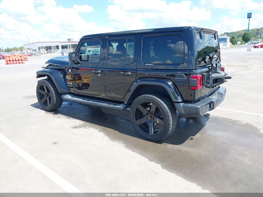 Vin: 1c4hjxeg9kw633627, lot: 46480462, jeep wrangler unlimited sahara 20193