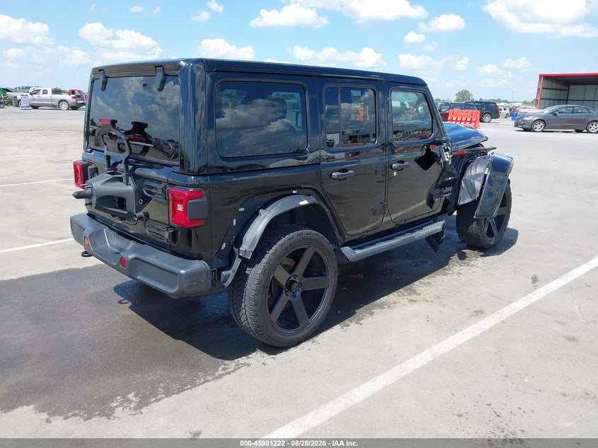 Vin: 1c4hjxeg9kw633627, lot: 46480462, jeep wrangler unlimited sahara 20194