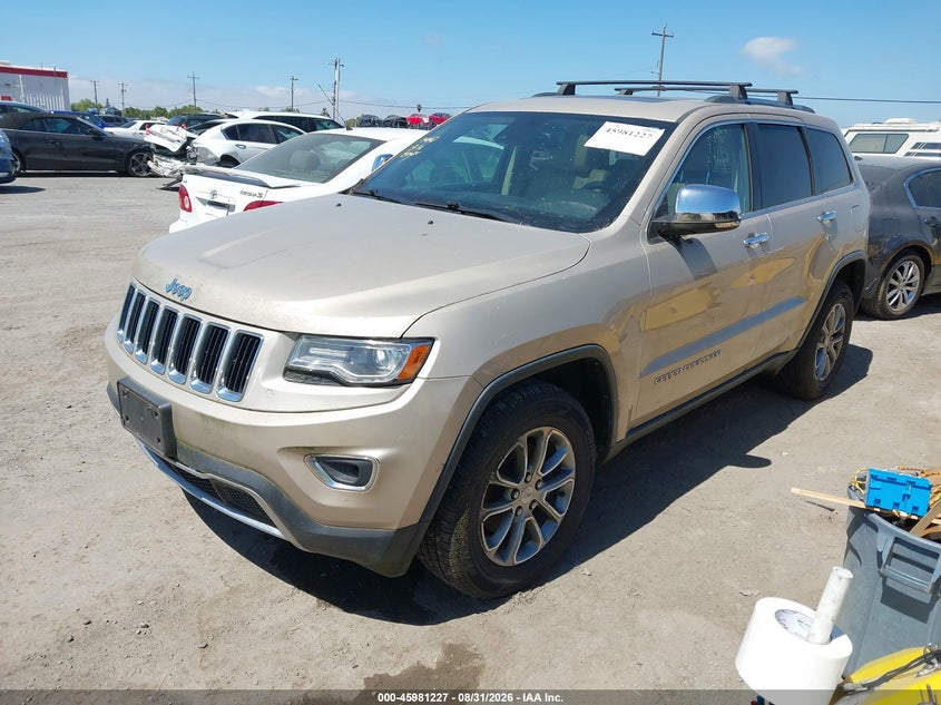 2014 JEEP GRAND CHEROKEE auction photo 2