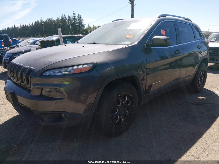 2017 Jeep Cherokee, Обычный износ, IAAI, VIN 1C4PJLCB9HW653073 — фото 2