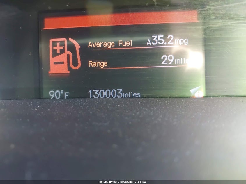 2013 HONDA CIVIC SEDAN 1.5L I-4 VVT, 90HP