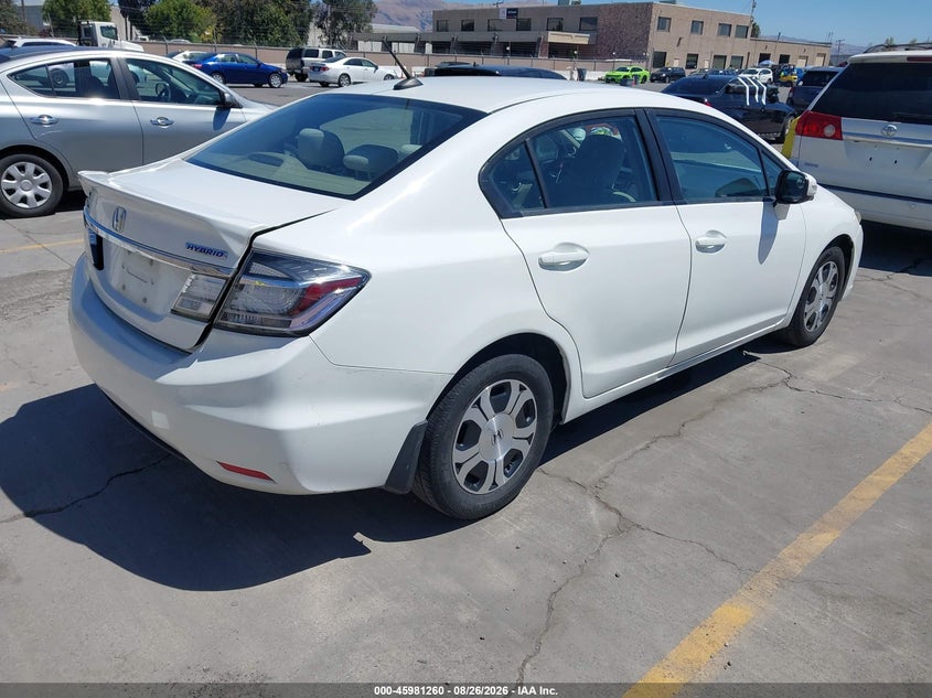 2013 HONDA CIVIC HYBRID auction photo 4