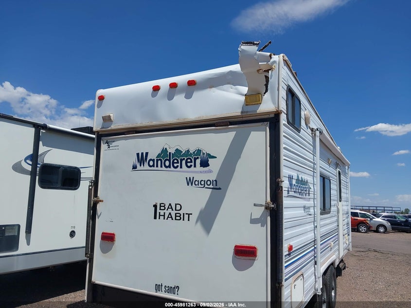 2000 WANDERER BY THOR IND WAGON TOY HAULER auction photo 6