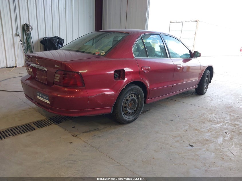 2001 MITSUBISHI GALANT SEDAN 2.4L I-4 REGULAR , 140HP
