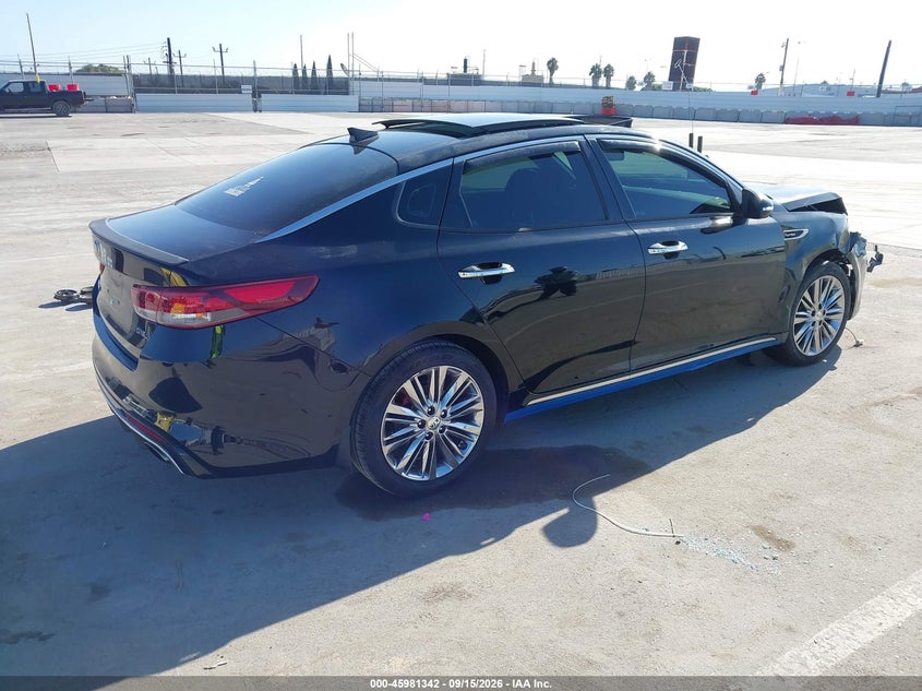 Vin: 5xxgv4l27hg153280, lot: 46480582, kia optima sxl turbo 20174
